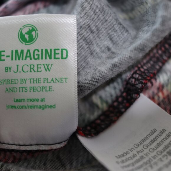 J. Crew Classic Plaid Turtle Neck Long Sleeve T-shirt LG - Picture 12 of 12